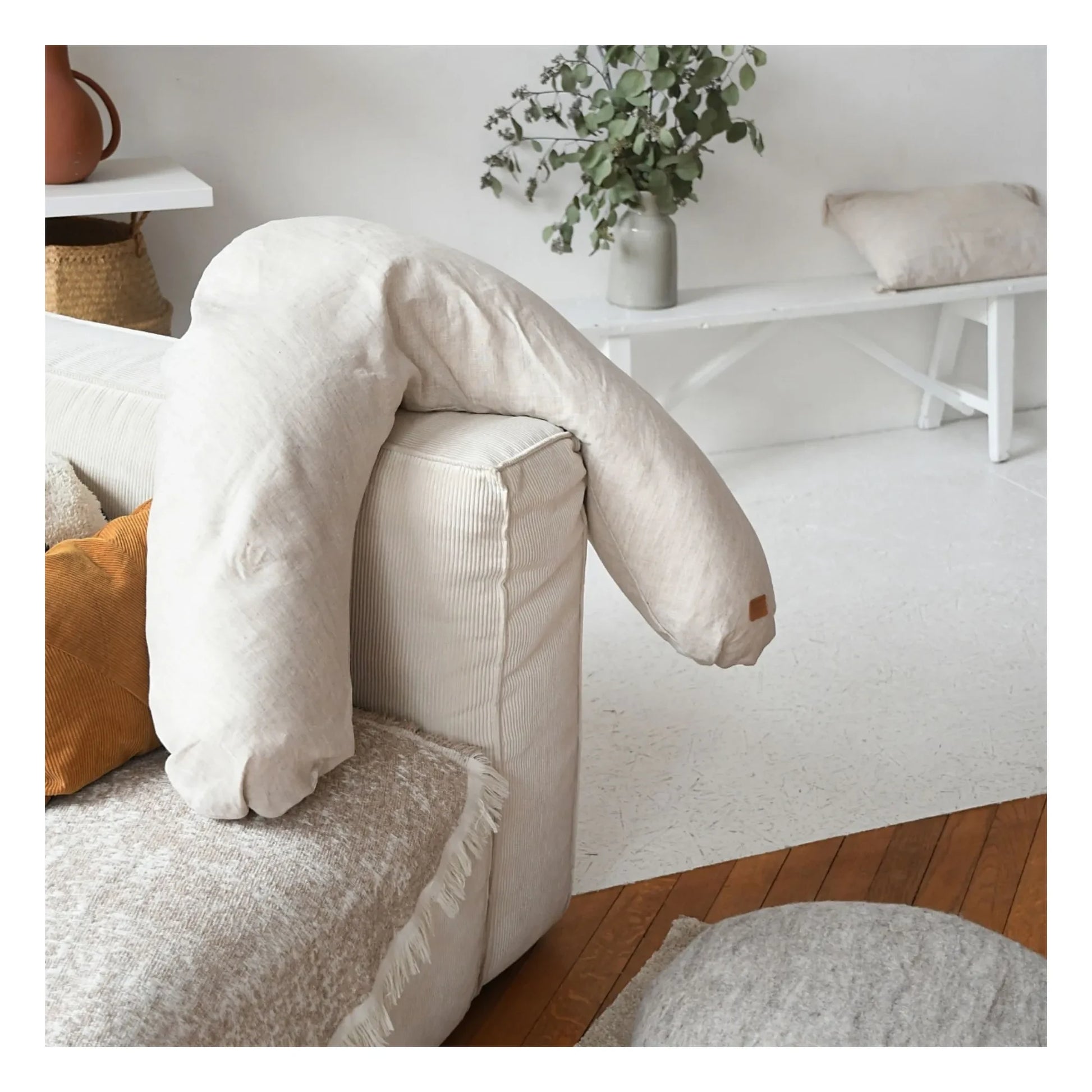 Béaba - Big Flopsy nursing cushion | Linen