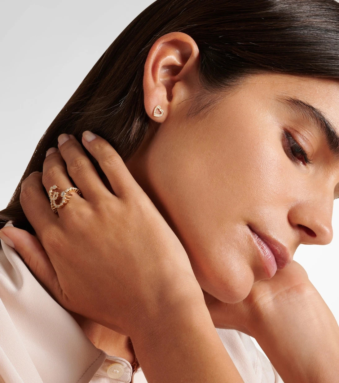 Sophie Bille Brahe - 18kt gold earring with diamond