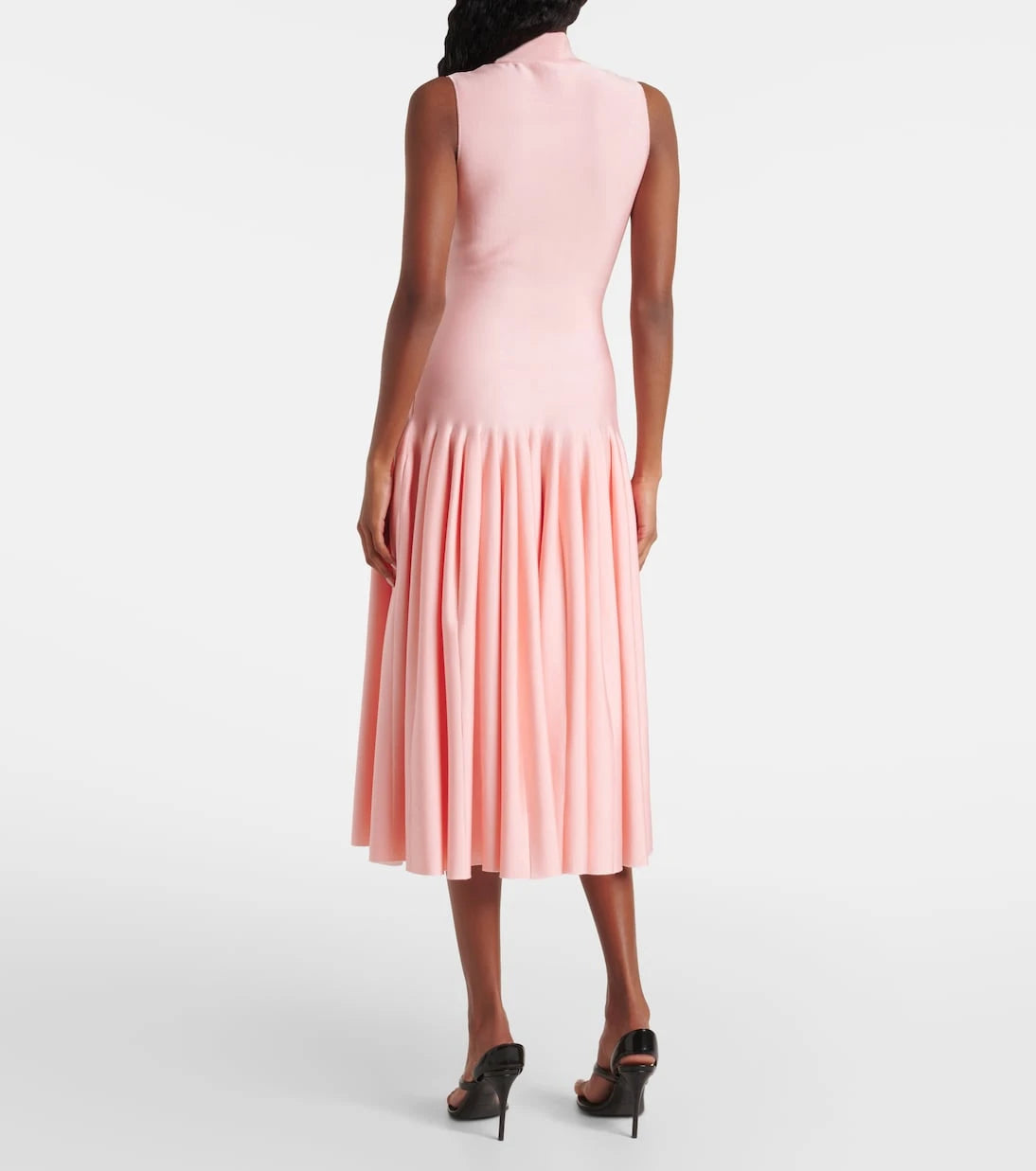 Alaïa - فستان ميدي بتصميم جوديه