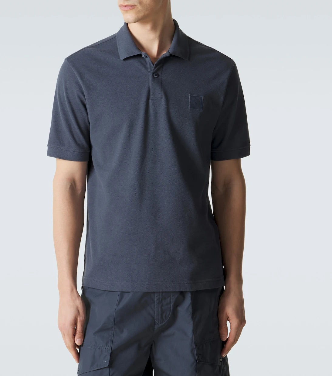 Stone Island - Pamuklu polo kazak