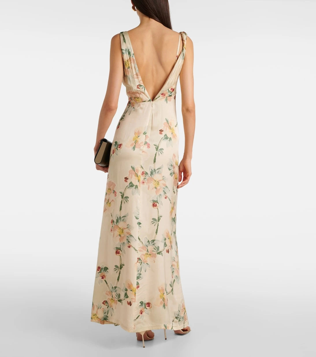 Toteme - Floral draped maxi dress