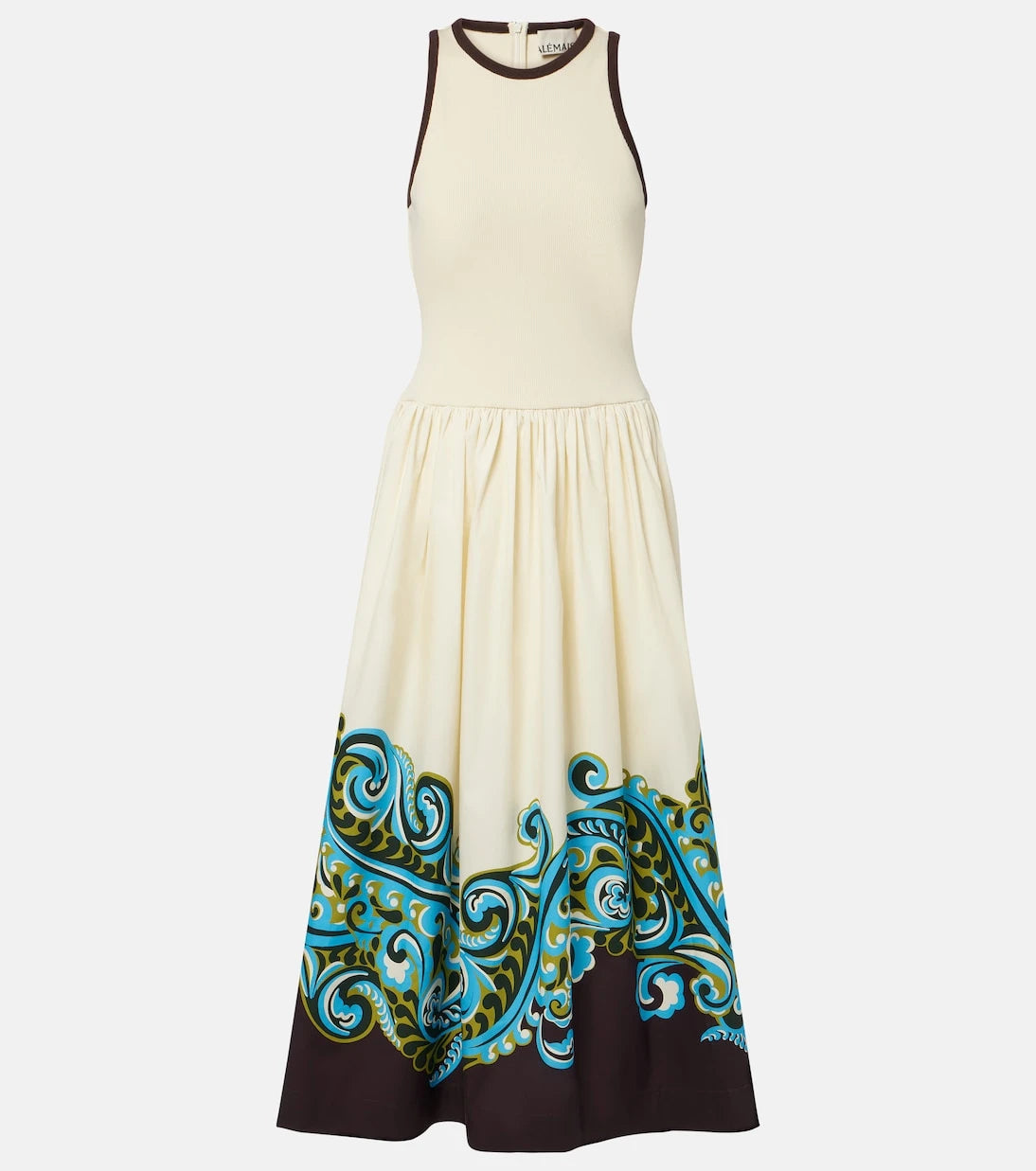 Alémais - Natalia printed cotton midi dress