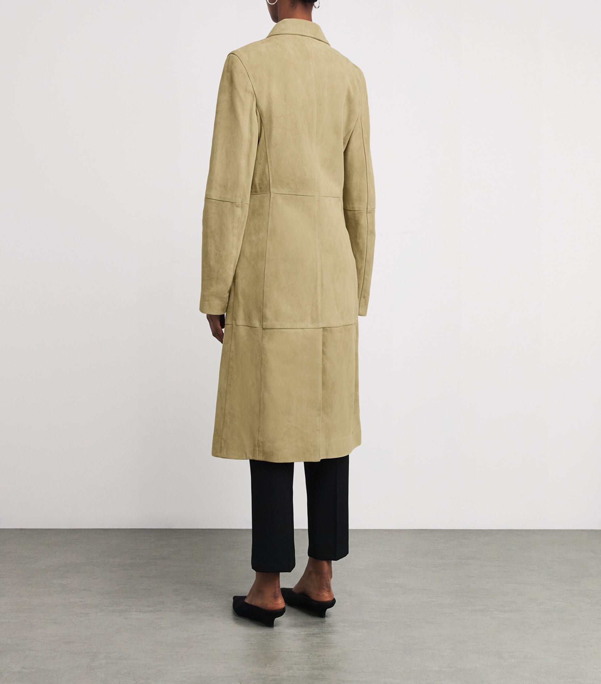 Suede Cinched Coat DESERT 272