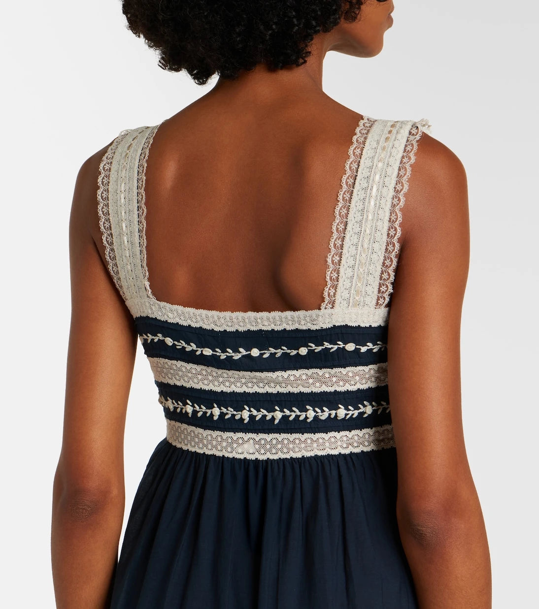 Rixo - Malie embroidered midi dress