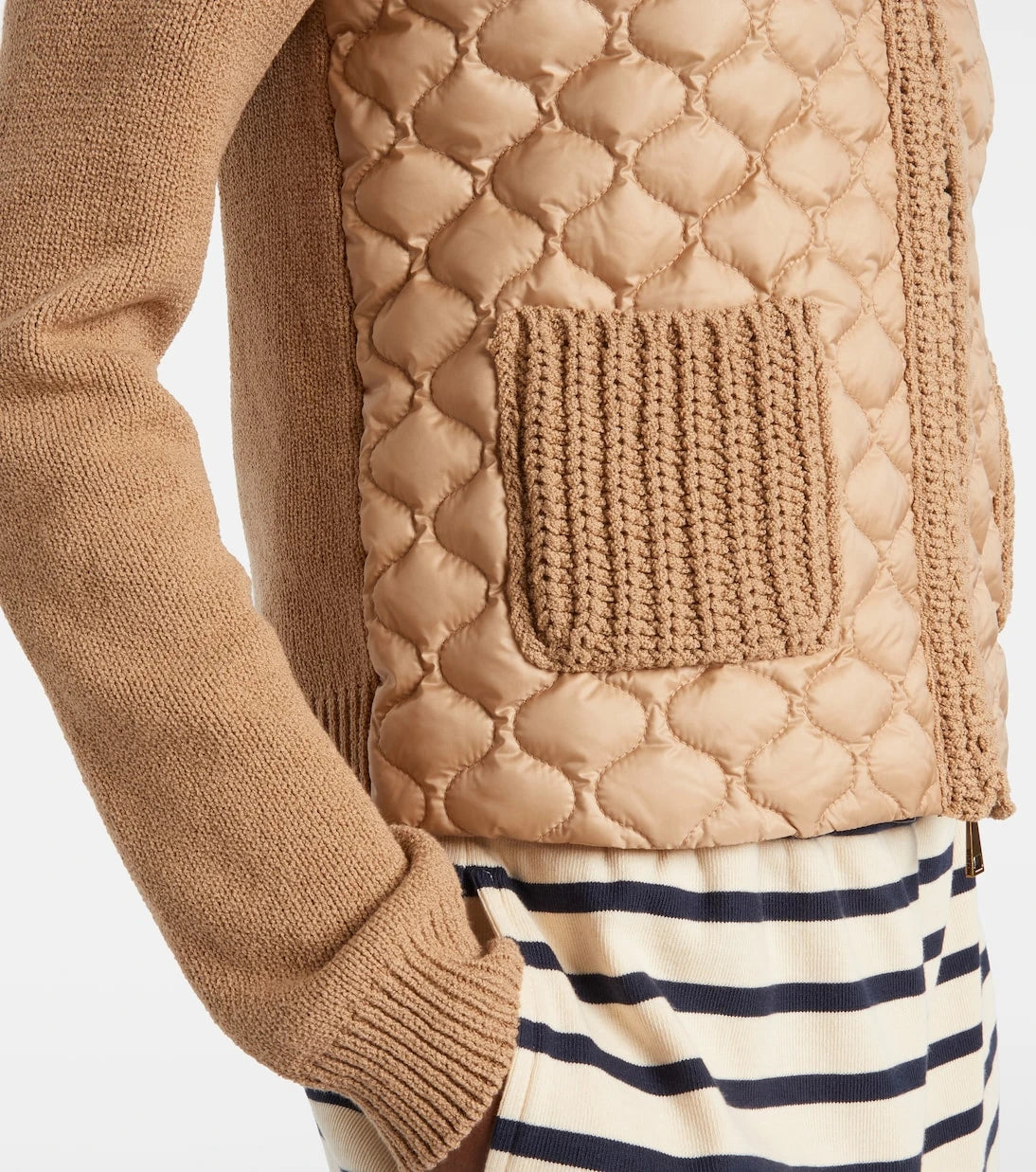 Moncler - Down-paneled cardigan