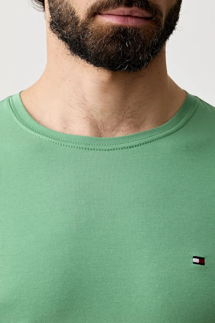 Tommy Hilfiger basic erkek pamuklu elastan tişört