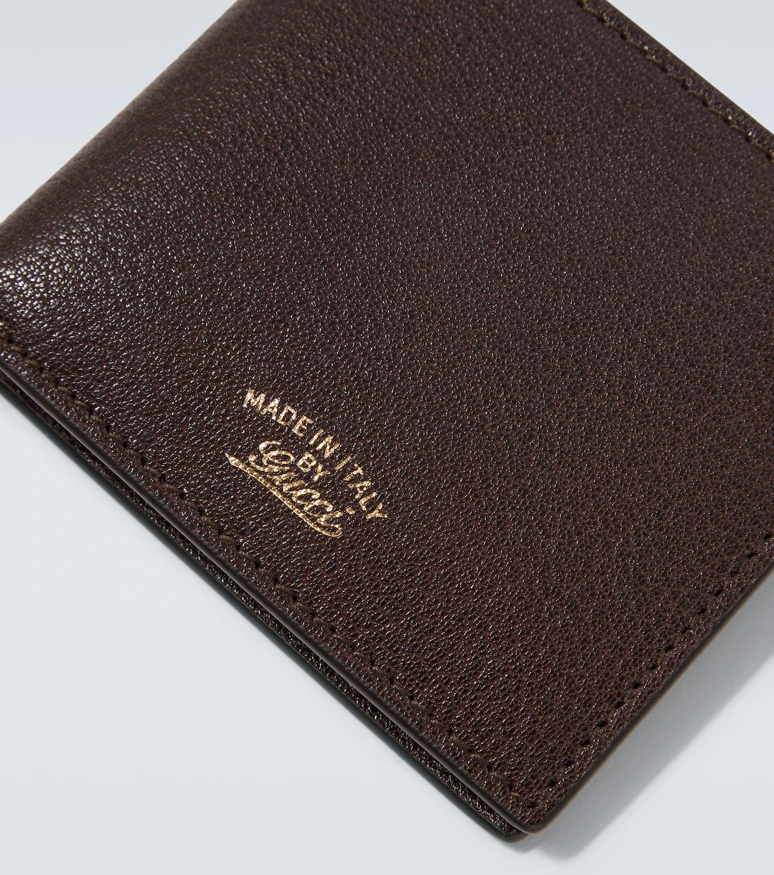 Gucci - Lira leather bifold wallet