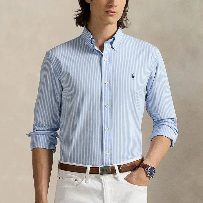 Polo Ralph Lauren риза мъжка от памук