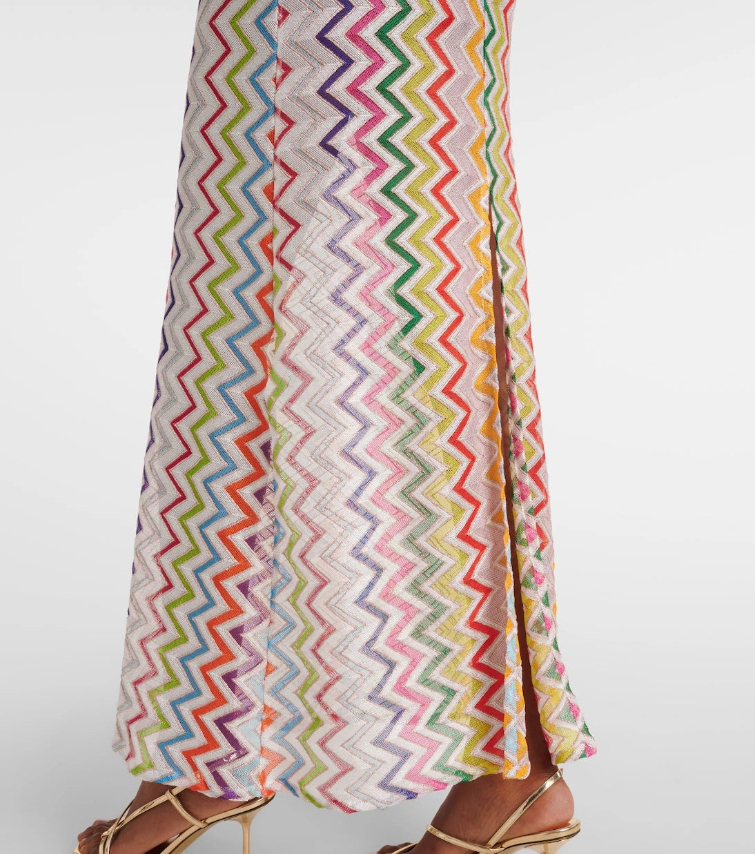 Missoni - Zigzag open-back maxi dress