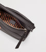 Leather Futurist Cat Puzzle Top-Handle Bag