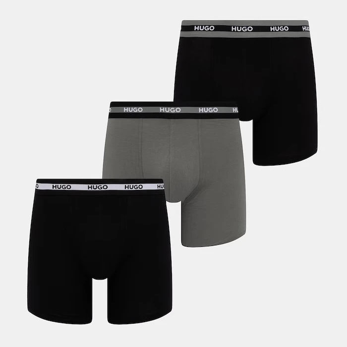 HUGO erkek pamuk elastan boxer BOXERBR TRIPL PLANET