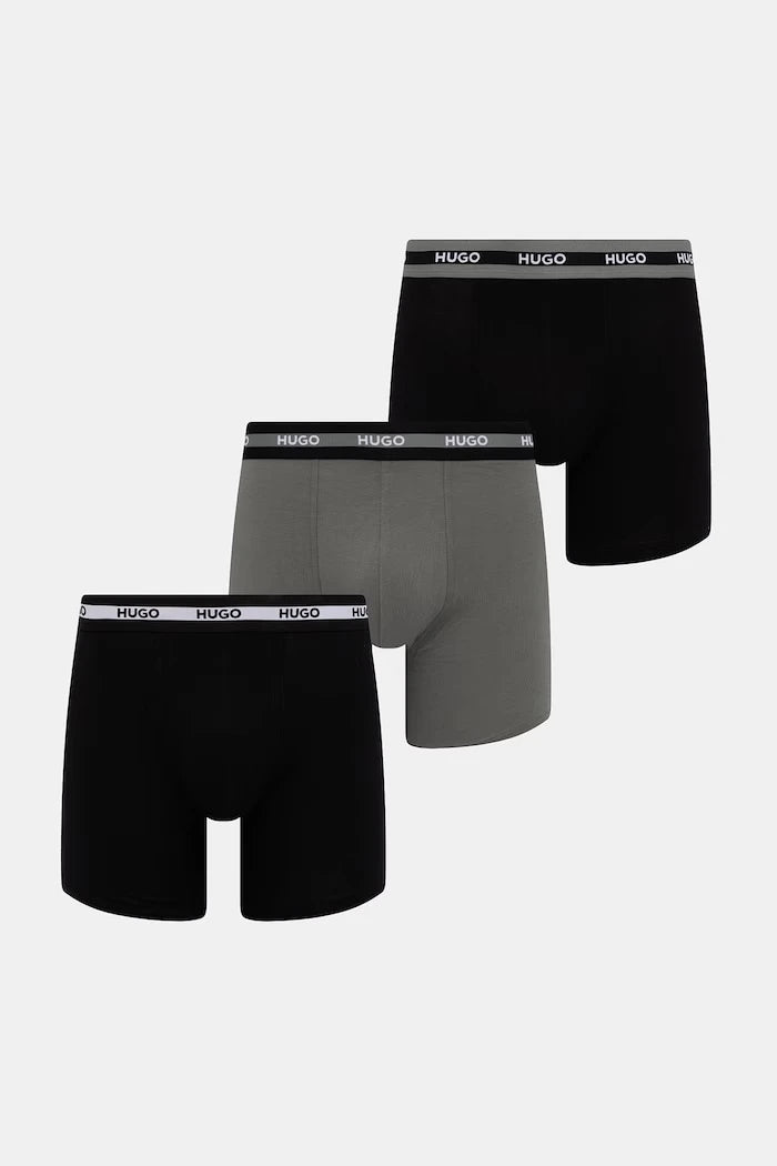 HUGO erkek pamuk elastan boxer BOXERBR TRIPL PLANET