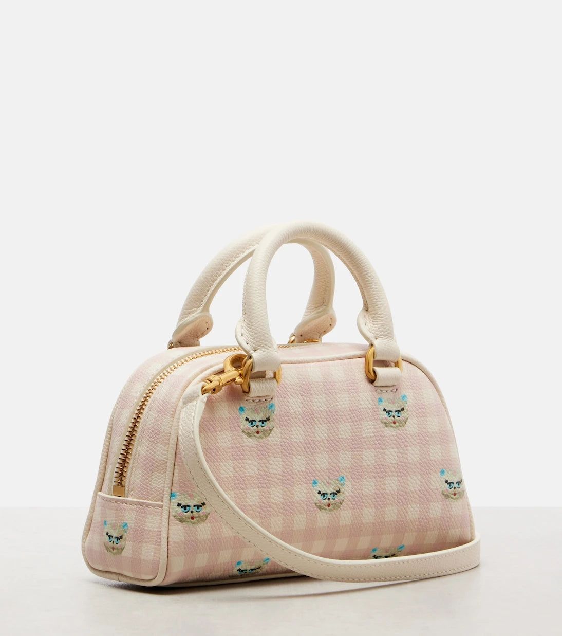 Valentino Garavani - Gingham leather tote bag