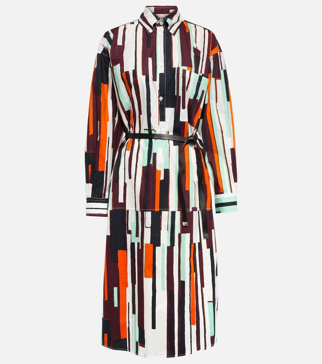 Plan C - Printed shirt dress