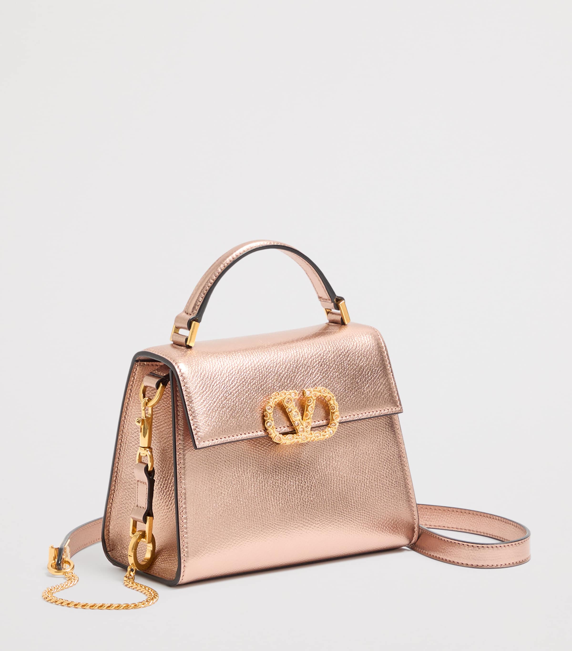 Mini Leather VSLING Top-Handle Bag