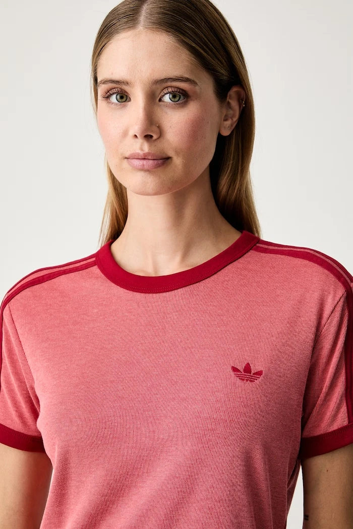 adidas Originals basic pamuklu kadın tişört Heather