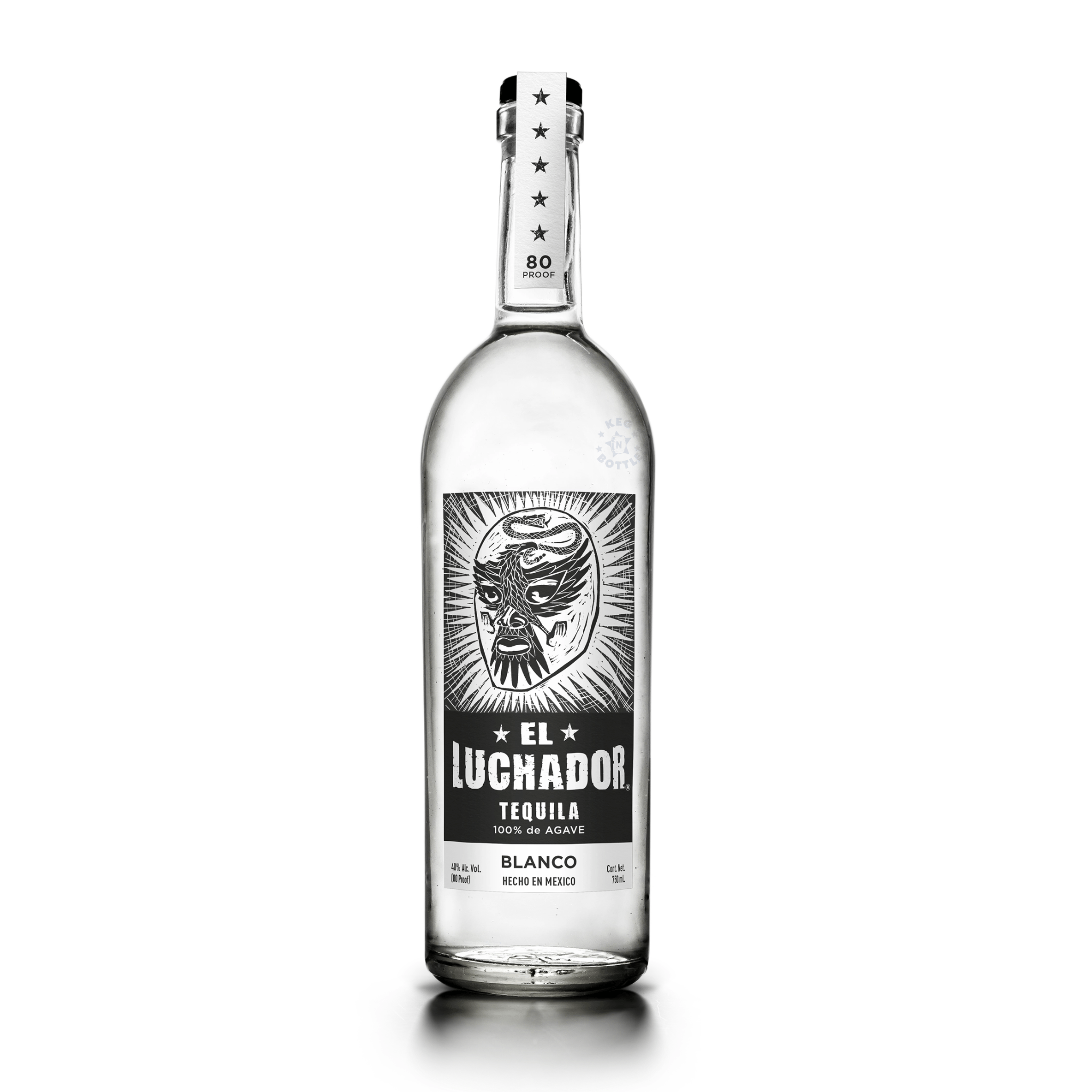 El Luchador Blanco Tequila (750 ml)
