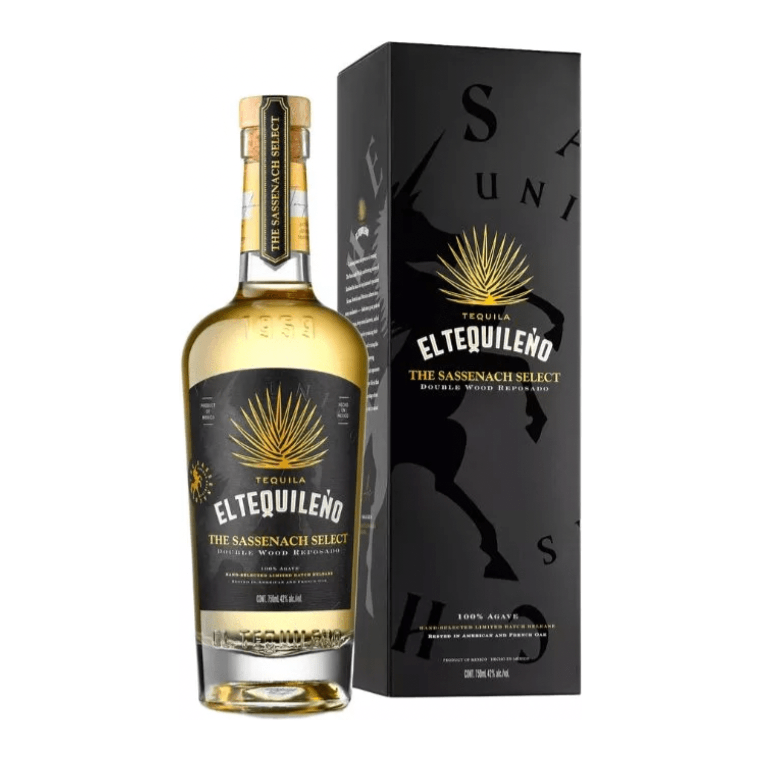 El Tequileno Sassenach Select Double Wood Reposado Tequila (750 ml)