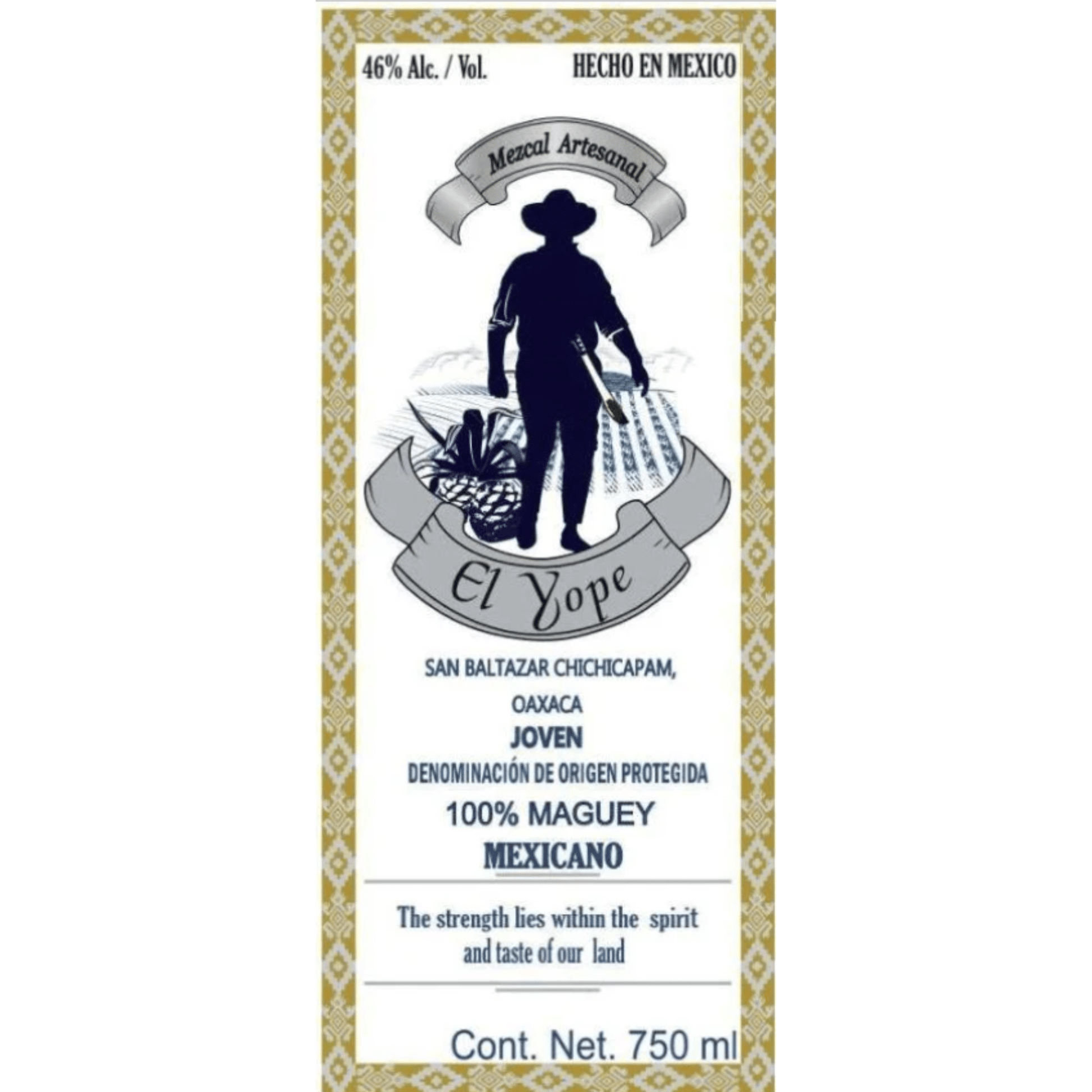 El Yope Mezcal Mexicano (750 ml)