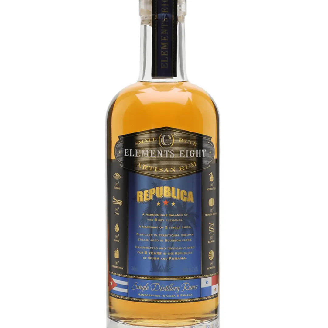 Elements Eight Republica Rum, 70 cl