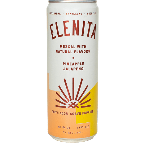 Elenita Pineapple Jalapeño Mezcal 4 pk (1.4 L)