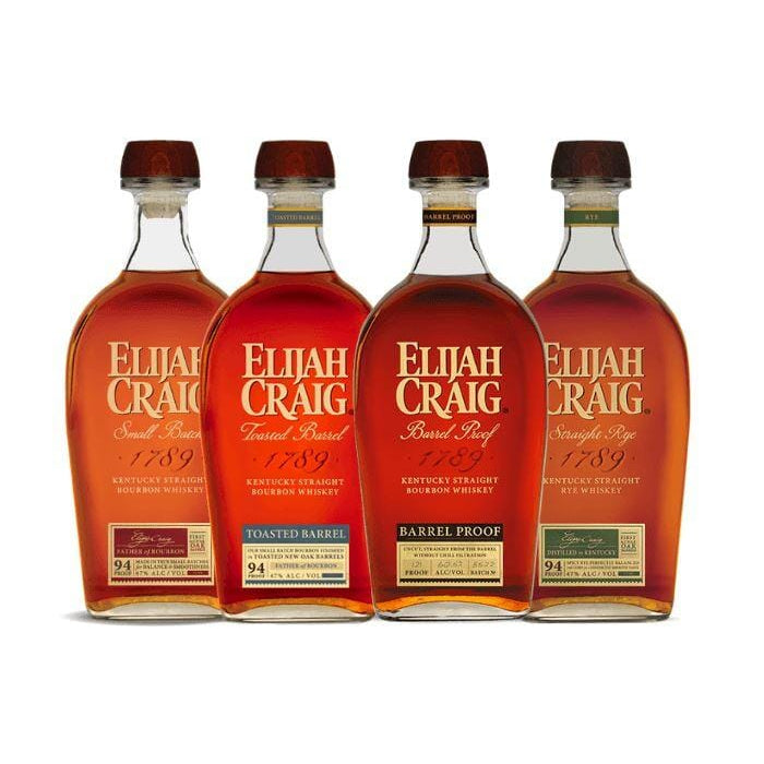 Elijah Craig Combo Pack Small Batch, Toasted Bourbon, Rye, BP  B524  (4x750mL)