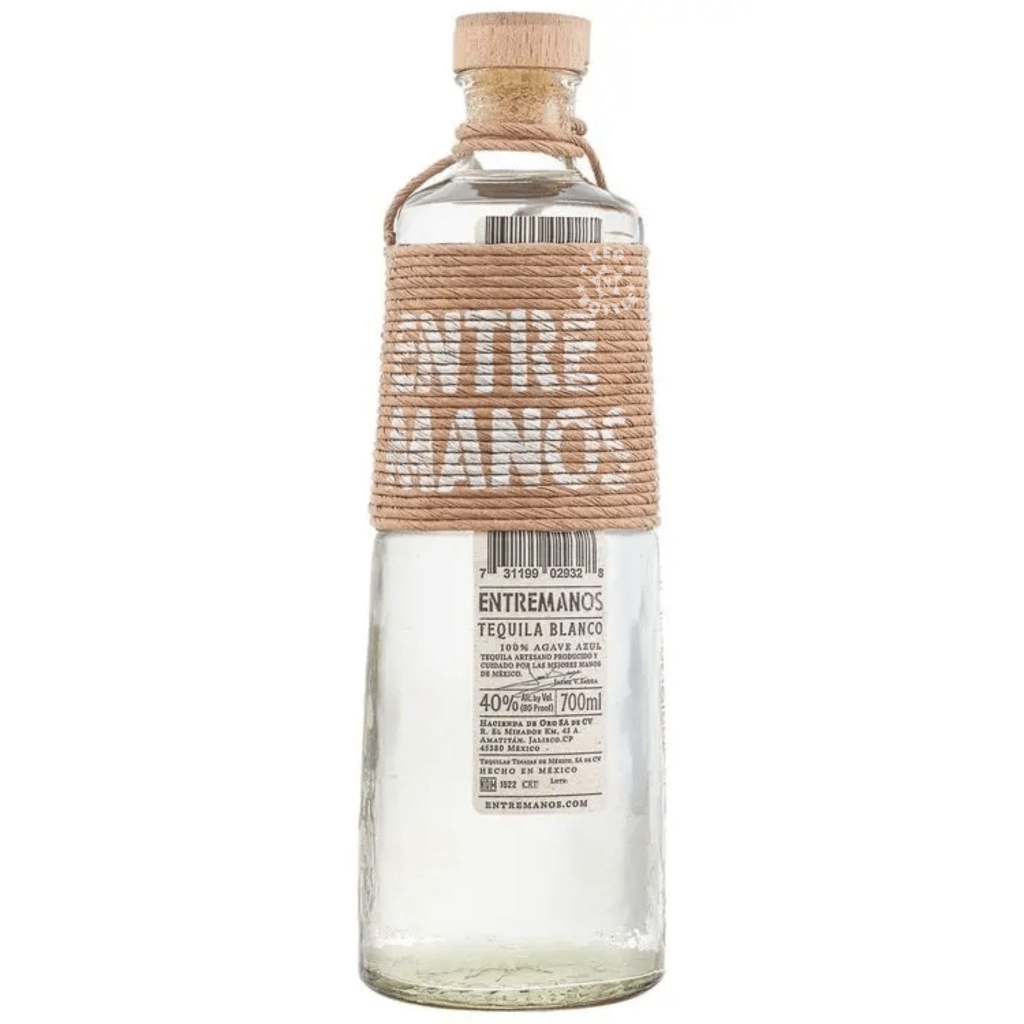 Entremanos Tequila Blanco (750 ml)