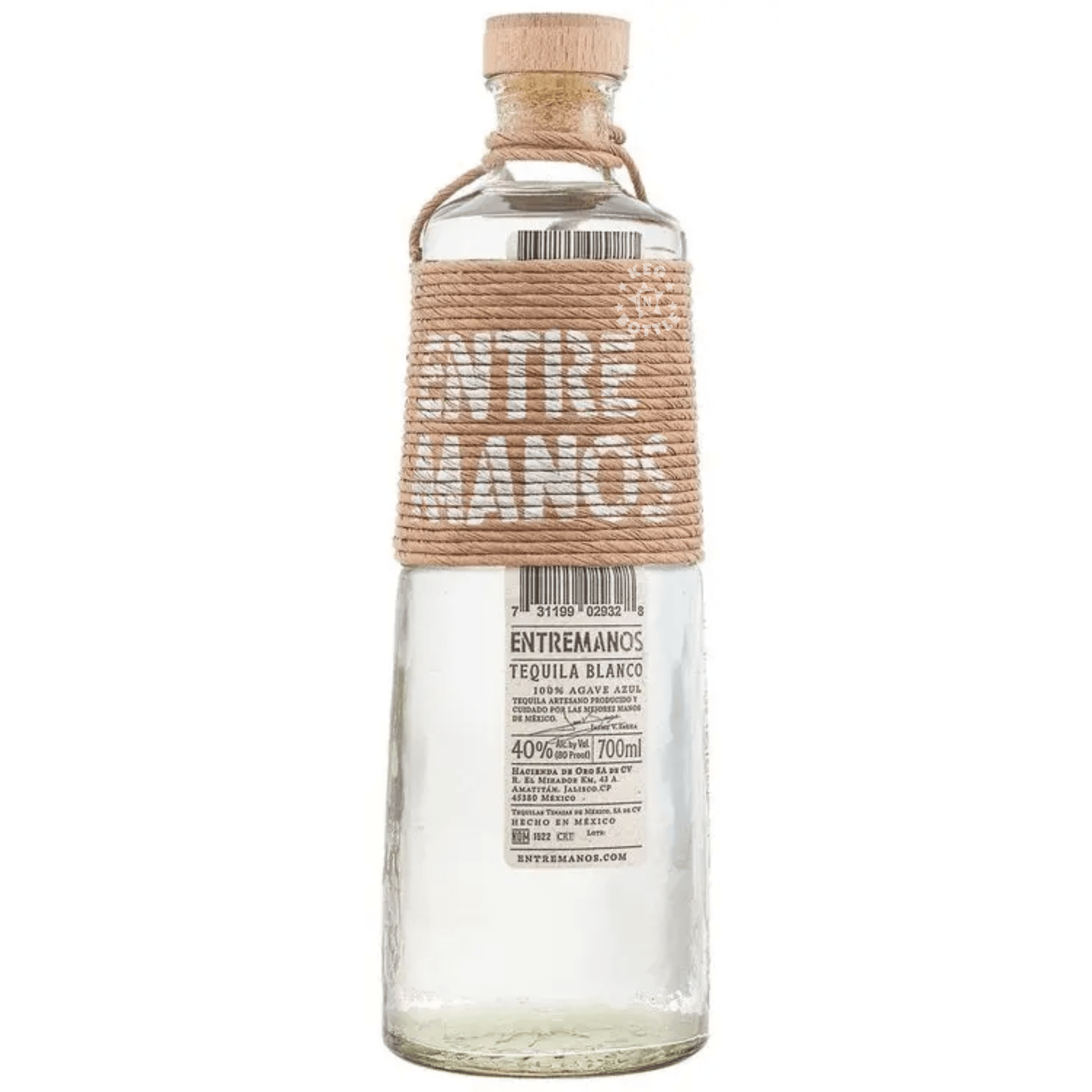 Entremanos Tequila Blanco (750 ml)