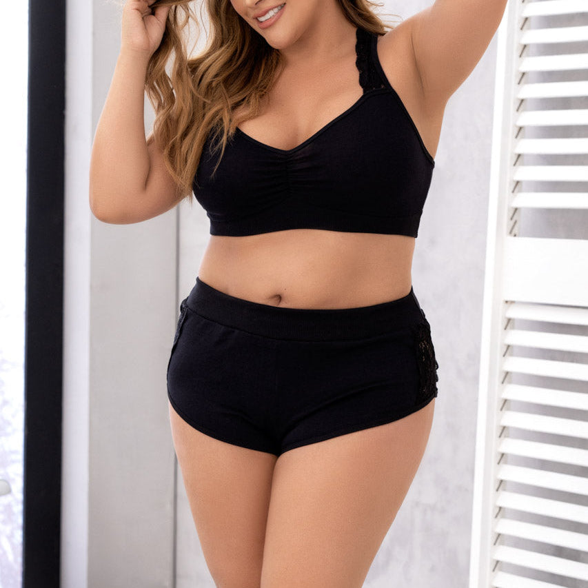 Plus Size Lounge Around Pajama Set
