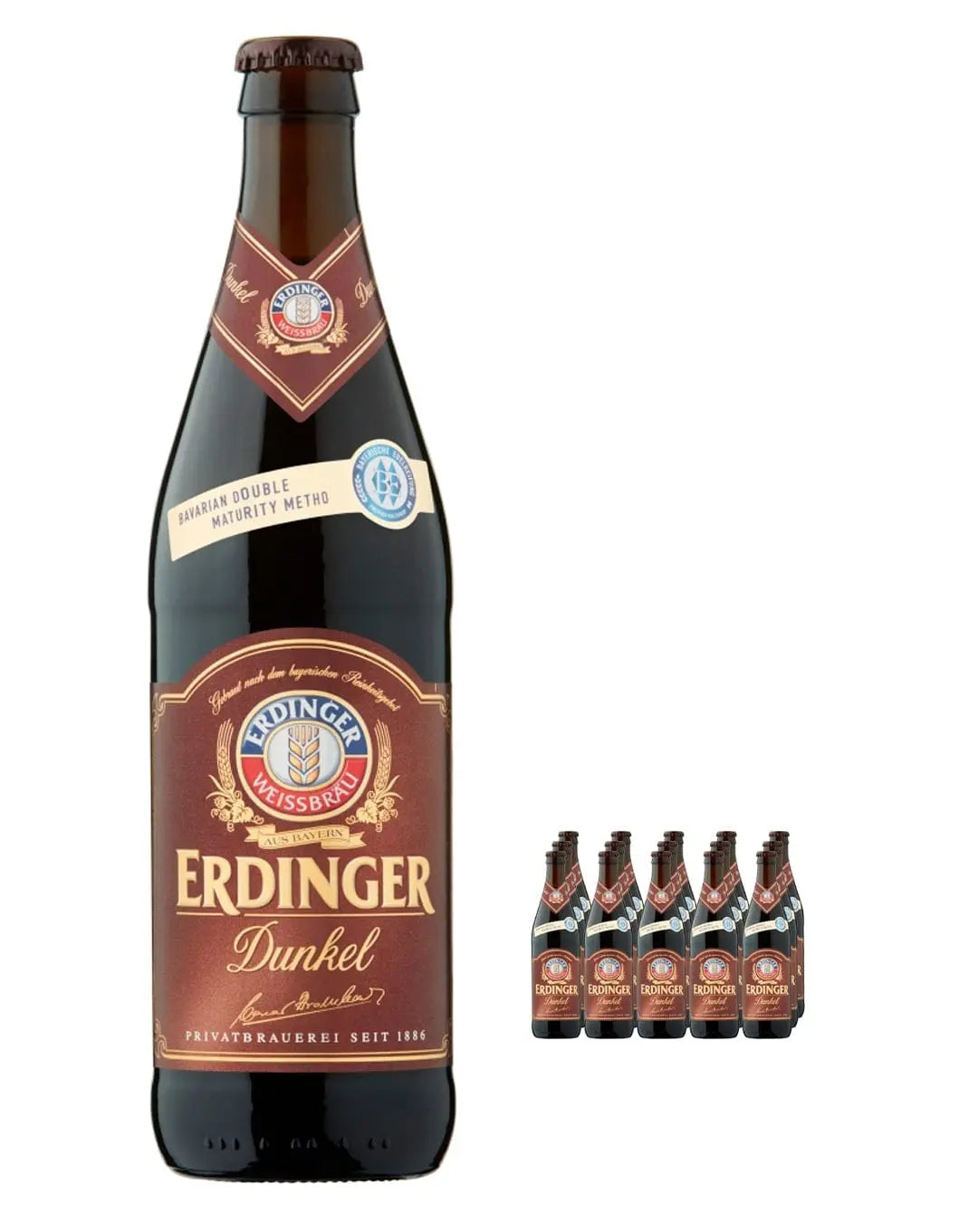 Erdinger Dunkel Dark German Beer, 12 x 500 ml