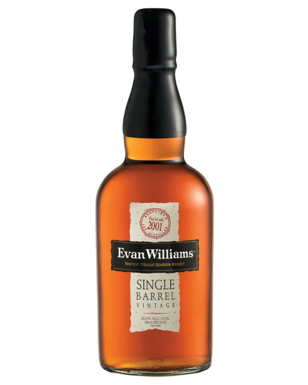Evan Williams Single Barrel Vintage Bourbon Whiskey, 70 cl