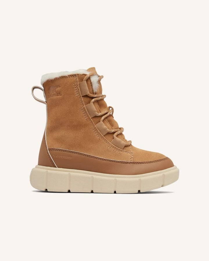 Sorel - Explorer III Lace Junior Waterproof Boots | Camel