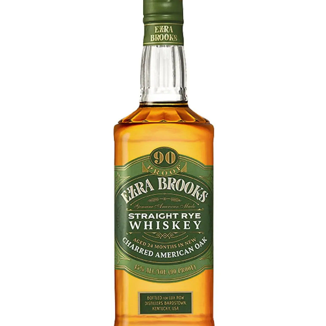 Ezra Brooks Straight Rye Whiskey, 70 cl