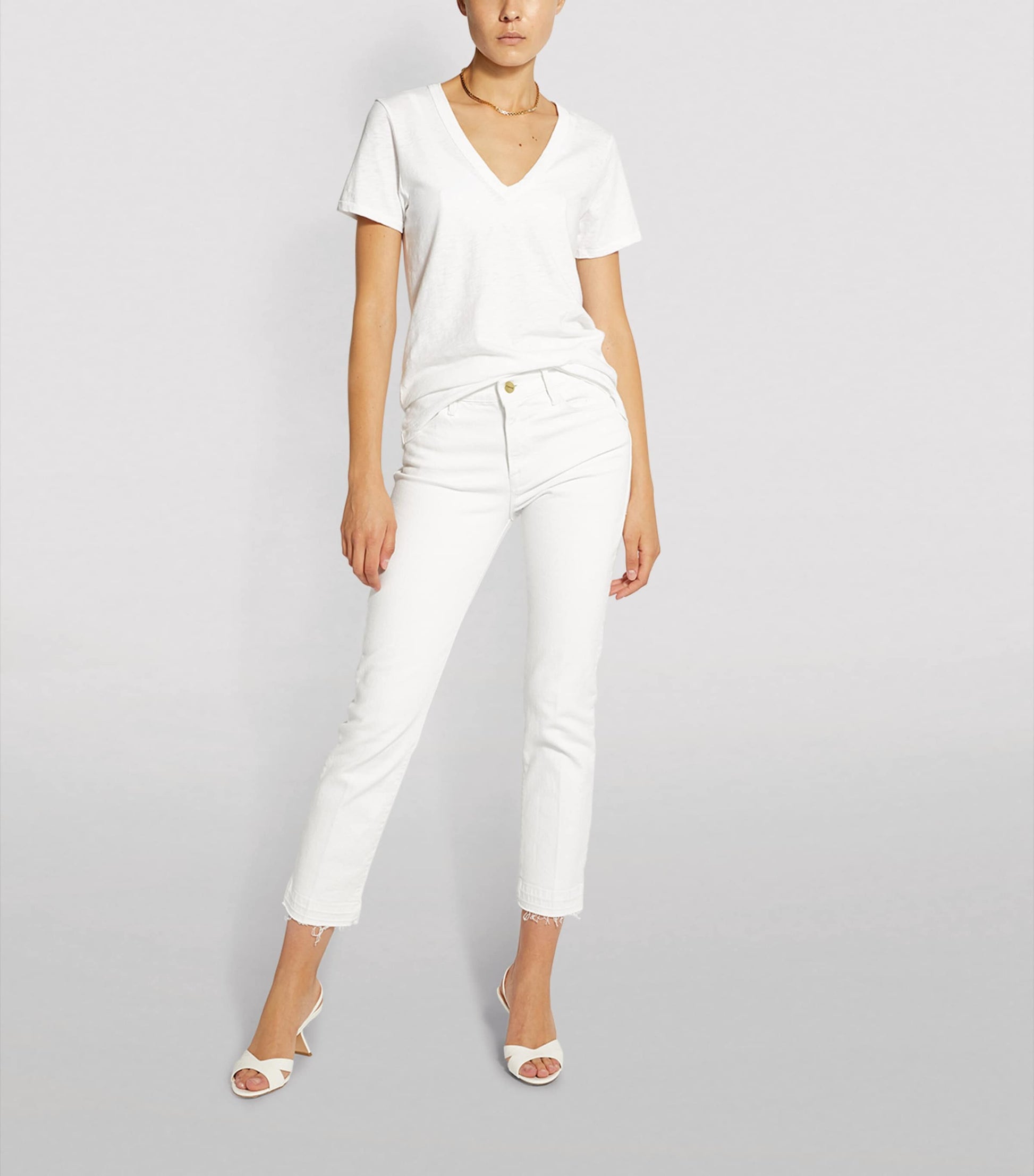 Rag & Bone White The Vee T-Shirt