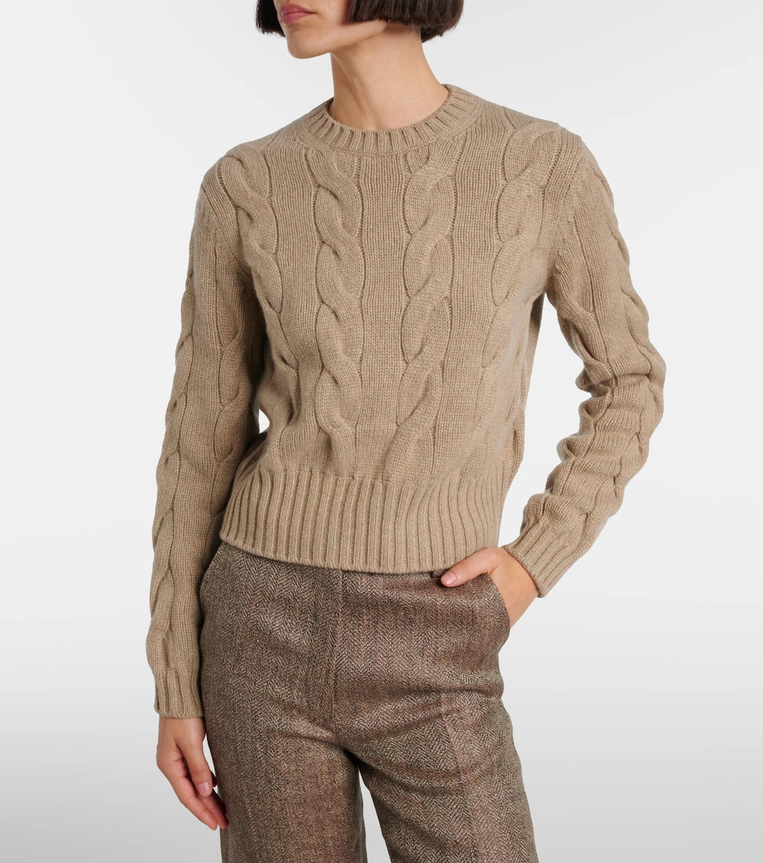 Loro Piana - Napier cable-knit cashmere sweater