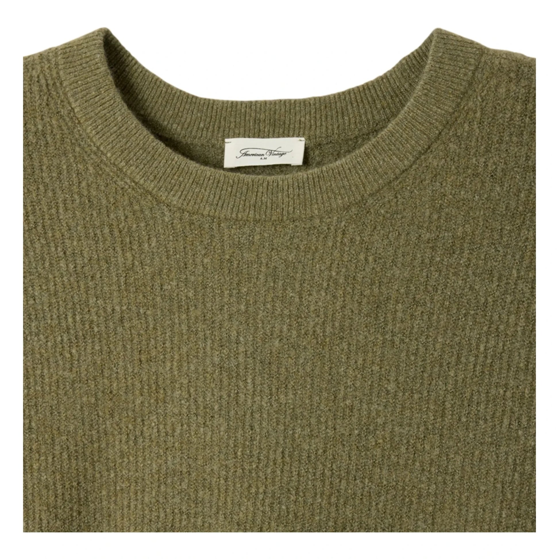 American Vintage - Crew-neck sweater | Khaki