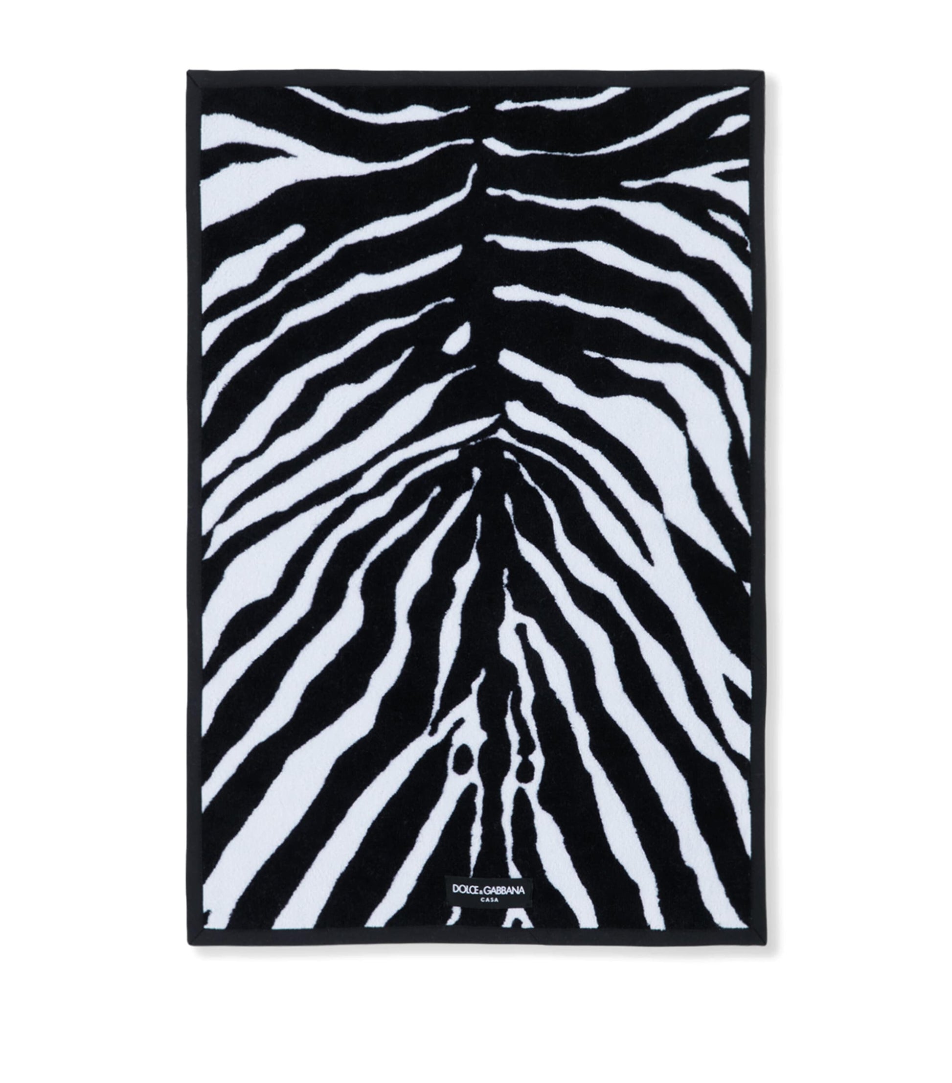 Dolce & Gabbana Casa Cotton Zebra Print Guest Towel (40cm x 60cm)