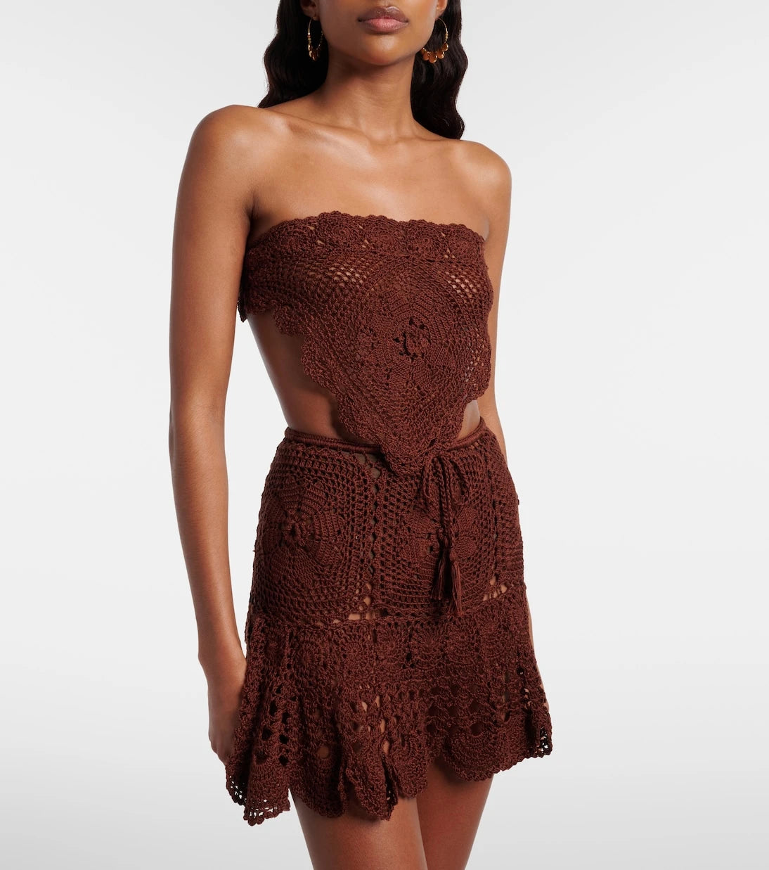 Anna Kosturova - Crochet cotton crop top