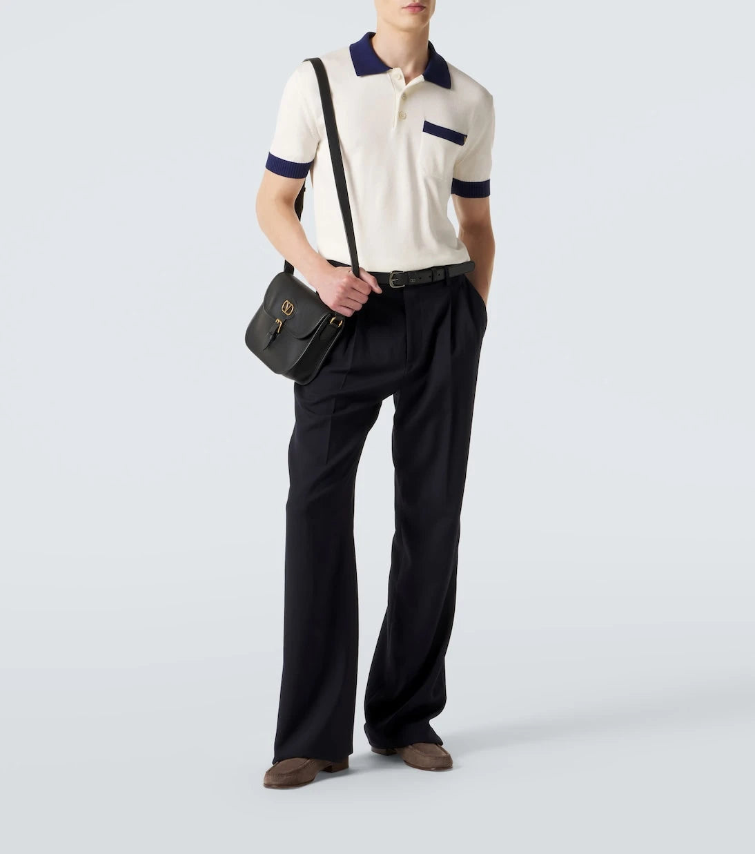 Valentino - VGold cotton polo shirt
