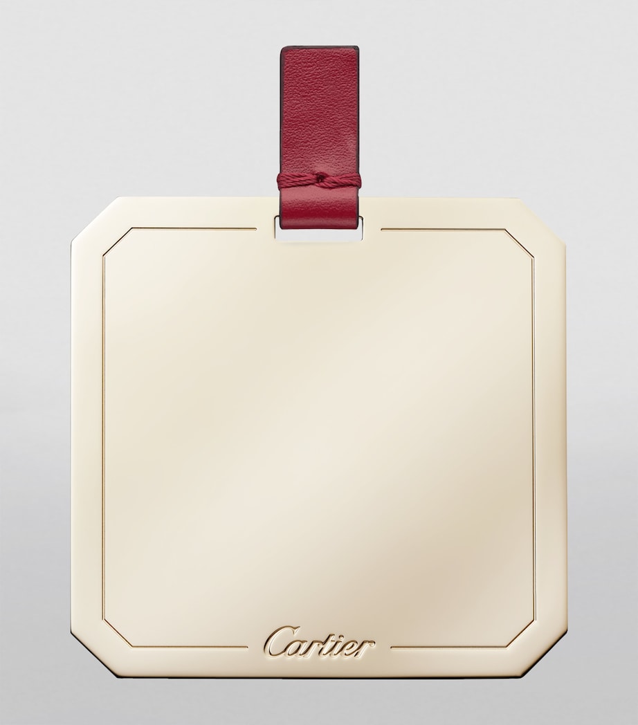 Cartier Red Mini Leather C de Cartier Chain Bag
