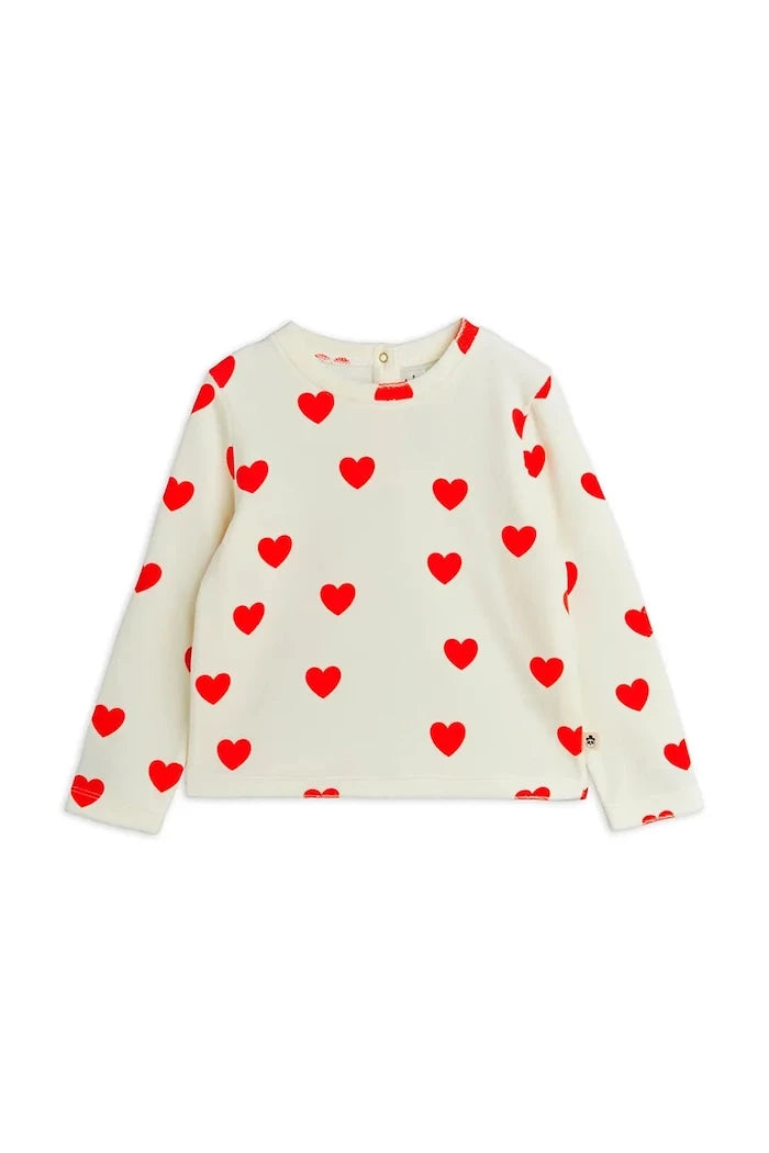 Mini Rodini Hearts Uzun Kollu Çocuk Bluzu
