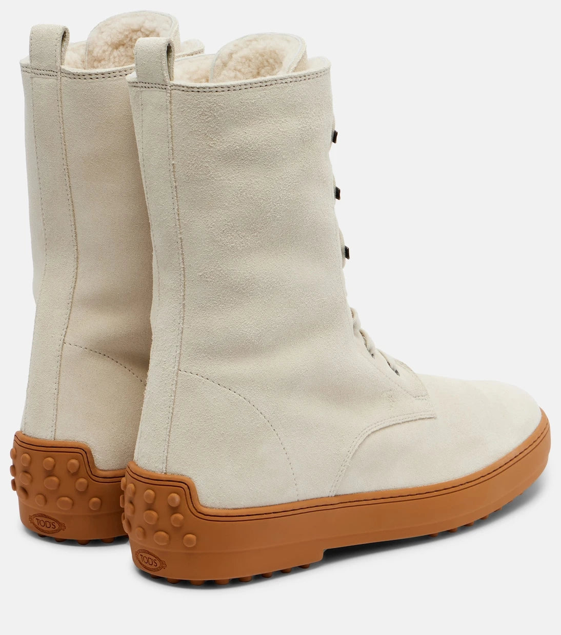 Tod's - Winter Gommino suede lace-up boots