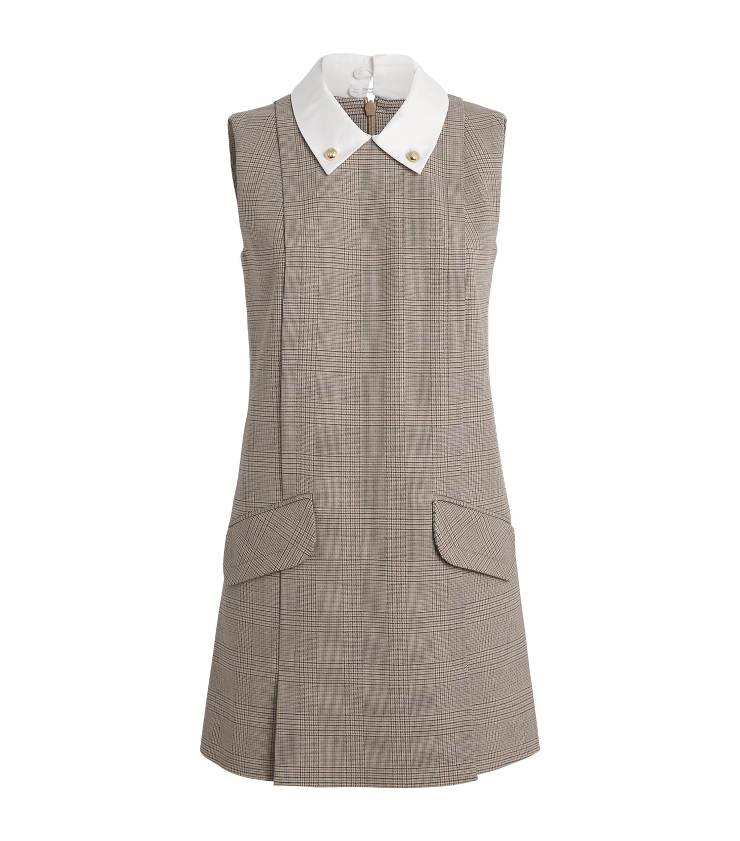 Claudie Pierlot Multi Check Mini Dress