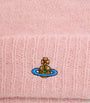Vivienne Westwood Pink Alpaca-Blend Orb Beanie