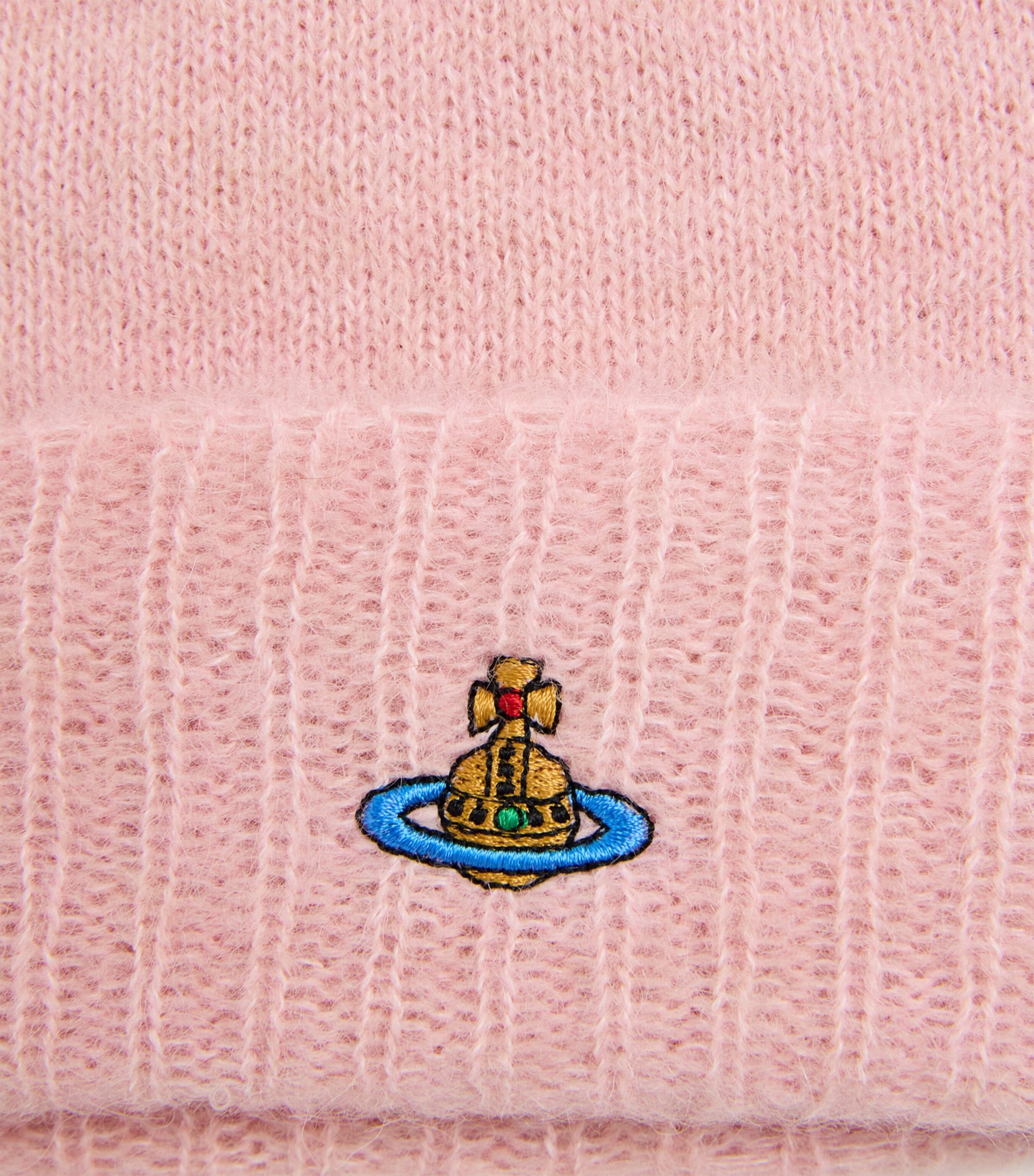 Vivienne Westwood Pink Alpaca-Blend Orb Beanie