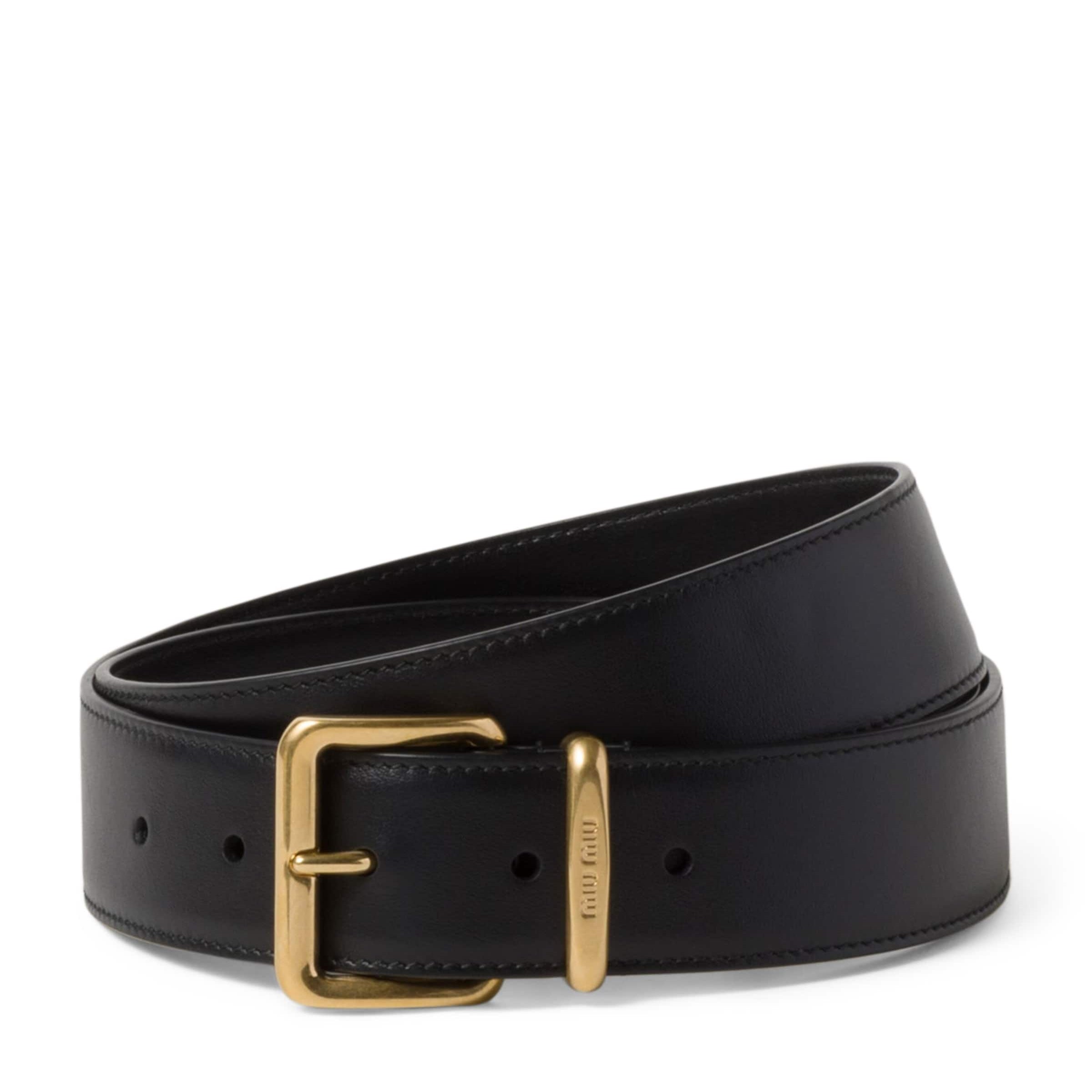 Black Leather Belt