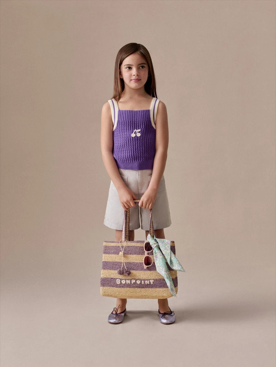 Bonpoint - Knitted cotton tank top