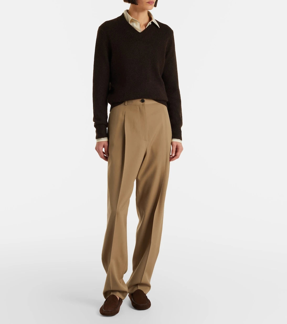 The Row - Lucca suede loafers