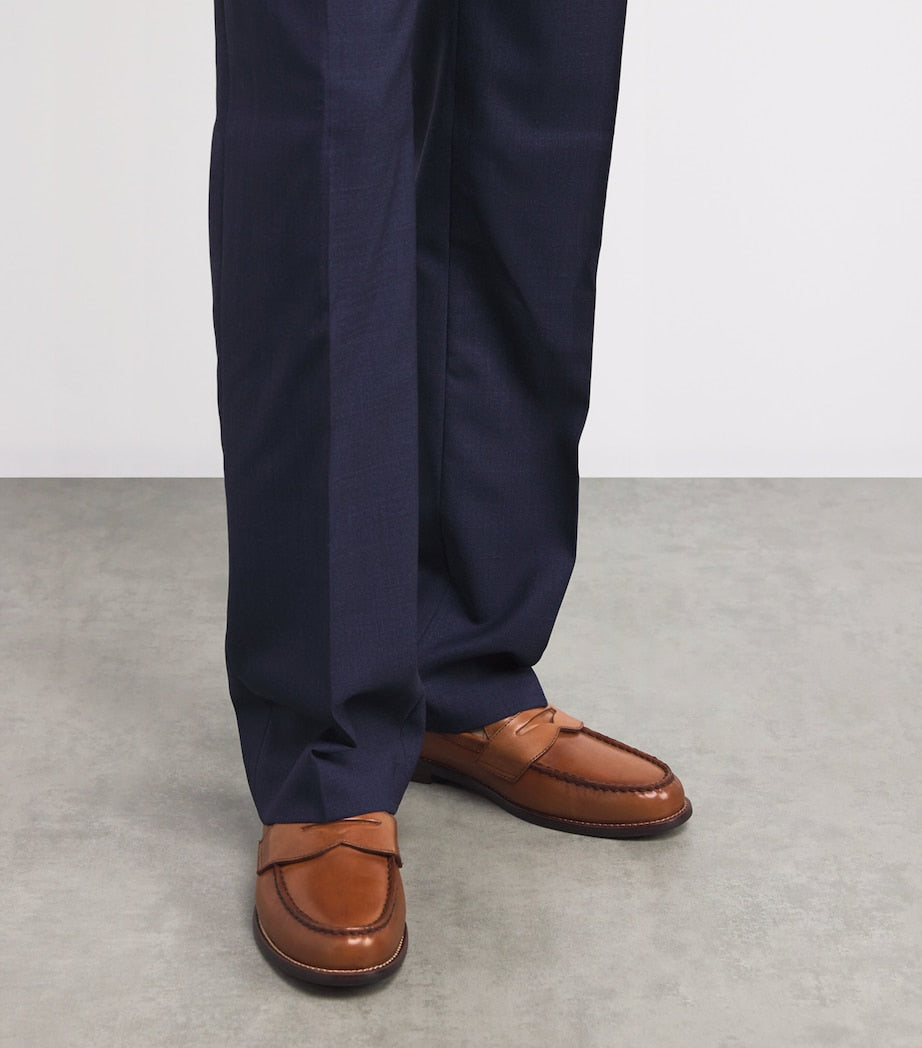 Leather Penny Loafers