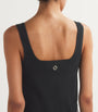 Black Knitted Tank Top